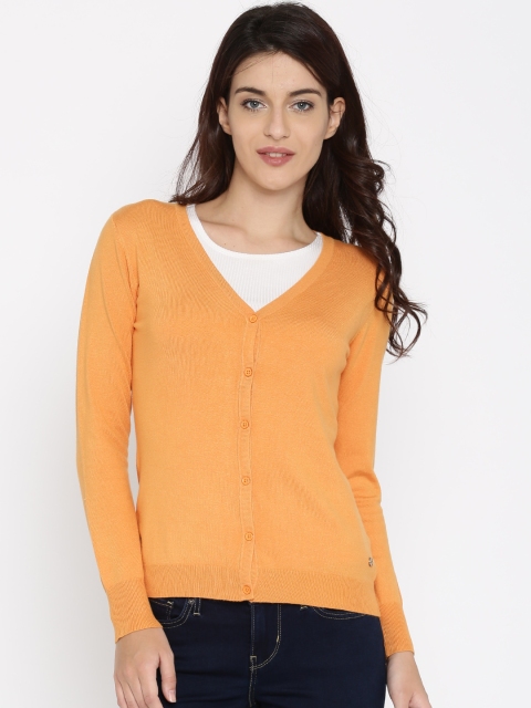 

U.S. Polo Assn. Women Orange Solid Sweater