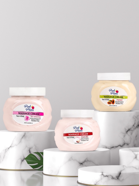 

GRACIT Pink Set of 3 Skin whitening Face & Body Massage Cream