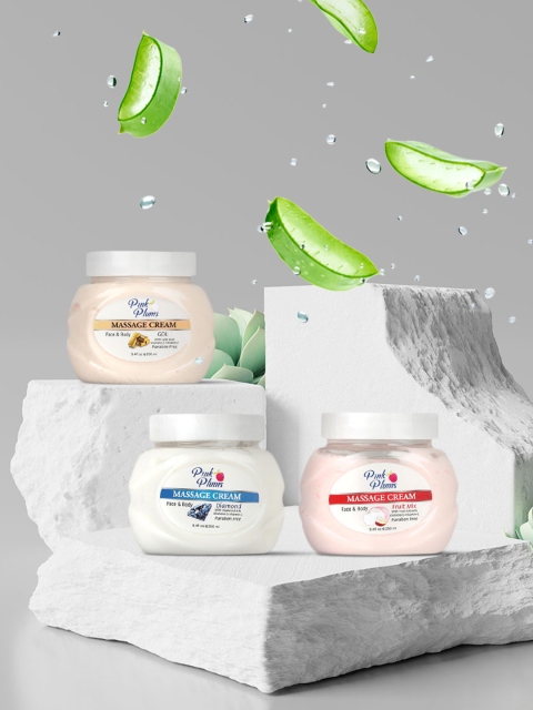 

GRACIT Blue Set of 3 Face & Body Massage Cream