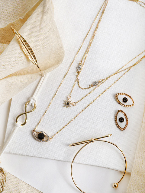 

JOKER & WITCH Gold-Toned Hour Jewellery Set