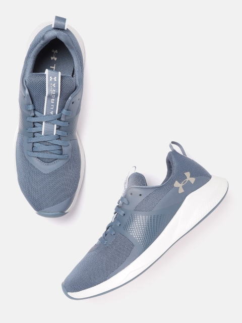 

UNDER ARMOUR Women Blue Woven Design Charged Aurora Training Shoes