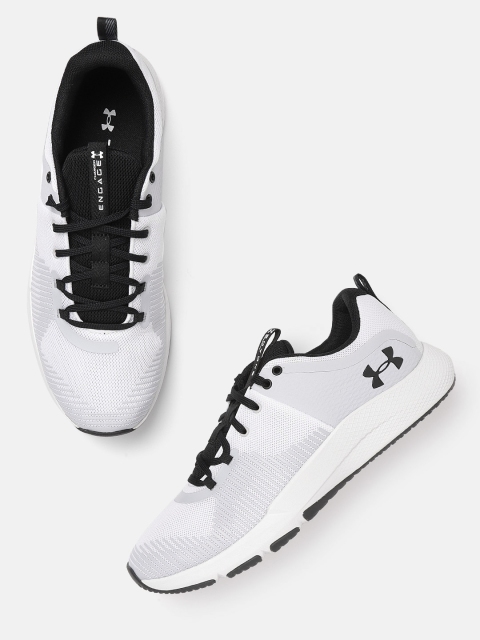 

UNDER ARMOUR Men White & Grey Charged Engage Training Shoes