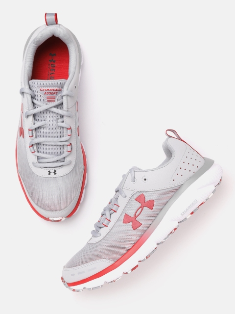 

UNDER ARMOUR Men Grey Woven Design Charged Assert 8 Marble Running Shoes