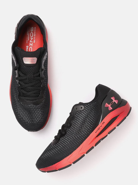 

UNDER ARMOUR Men Black HOVR Sonic 4 Colorshift Running Shoes with Bluetooth
