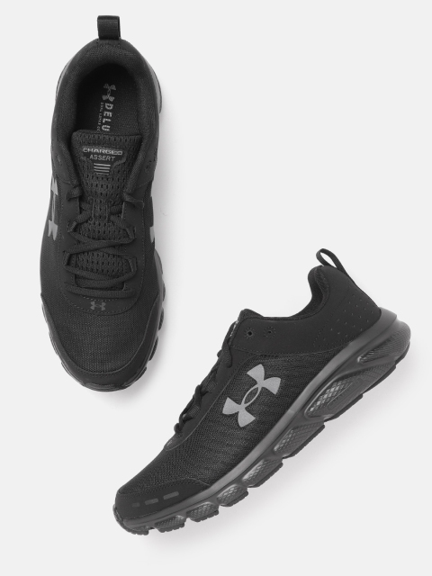 

UNDER ARMOUR Men Black Charged Assert 8 Running Shoes
