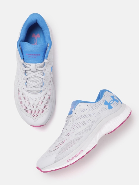

UNDER ARMOUR Women Grey Charged Bandit 6 Running Shoes