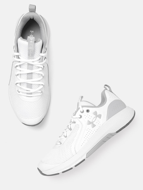 

UNDER ARMOUR Men White & Grey Charged Commit 3 Training Shoes