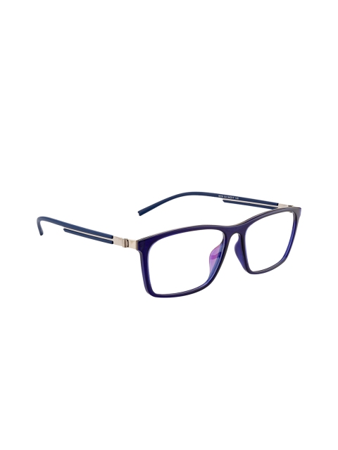 

Ted Smith Unisex Blue & Gold-Toned Full Rim Wayfarer Frames