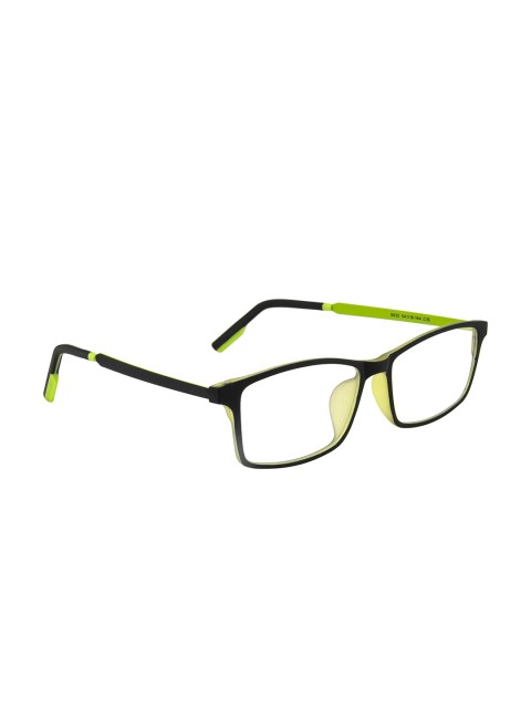 

Ted Smith Unisex Green & Black Full Rim Rectangle Frames