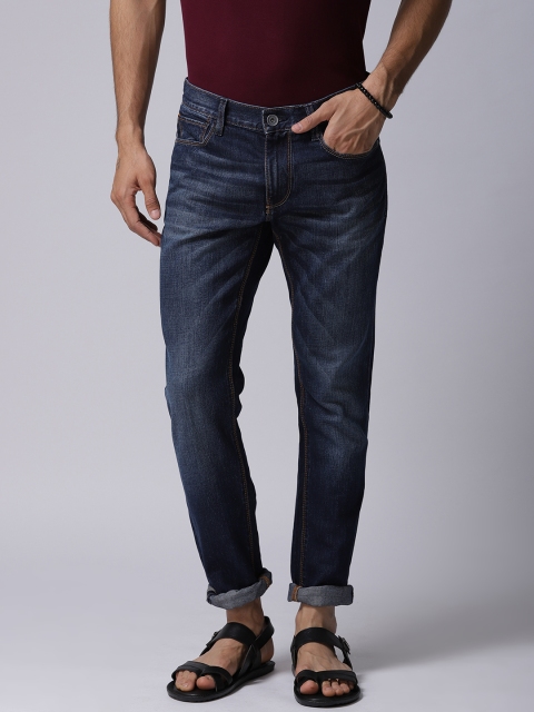 

True Blue Men Blue Regular Fit Mid-Rise Clean Look Stretchable Jeans