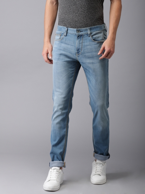 

True Blue Men Blue Slim Fit Mid-Rise Clean Look Stretchable Jeans