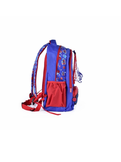 

SCOOBIES Boys Blue & Red Graphic Backpack