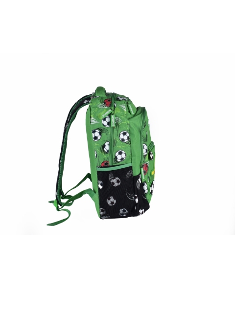 

SCOOBIES Boys Green & Black Graphic Backpack