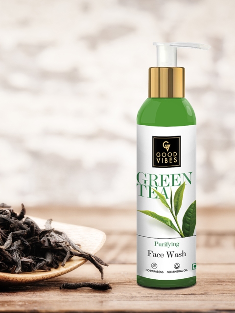 

Good Vibes Women Transparent Green Tea Purifying Face Wash