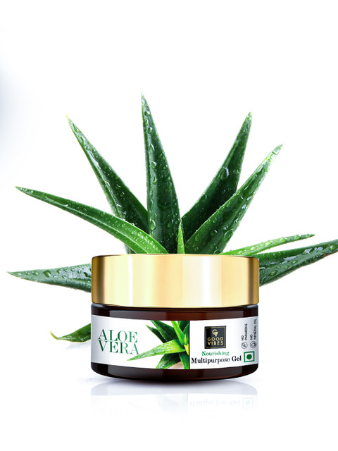 

Good Vibes Women Transparent Aloe Vera Nourishing Multipurpose Gel
