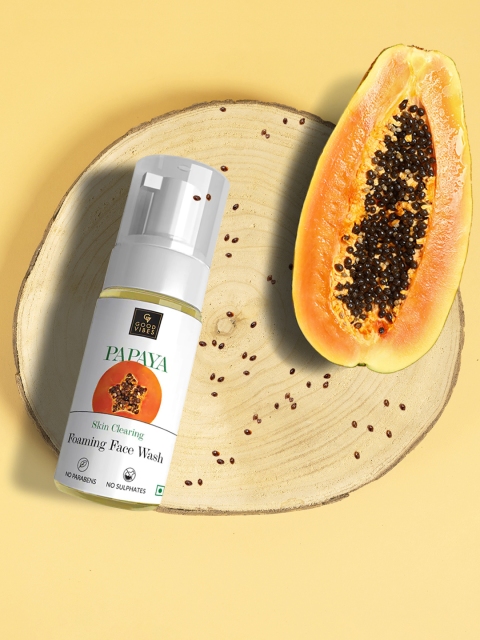 

Good Vibes Women Transparent Papaya Skin Clearing Foaming Face Wash