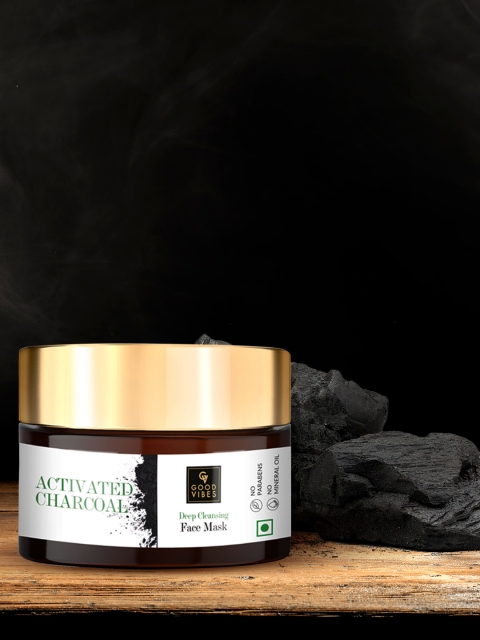 

Good Vibes Women Transparent Activated Charcoal Deep Cleansing Face Mask