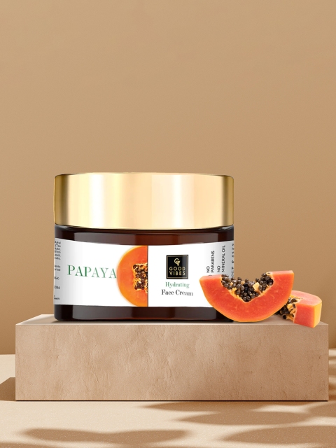 

Good Vibes Papaya Hydrating Face Cream 50 g, Transparent