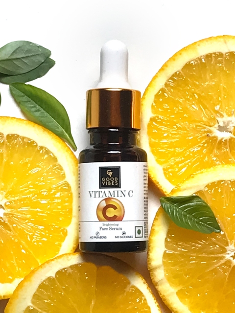 

Good Vibes Vitamin C Brightening Face Serum 10ml, Transparent