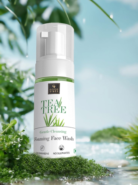 

Good Vibes Transparent Tea Tree Foaming Face Wash