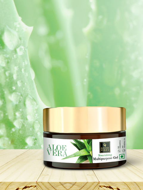 

Good Vibes Aloe Vera Nourishing Multipurpose Gel 100 g, White