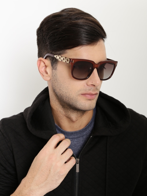 

Mast & Harbour Men Wayfarer Sunglasses MFB-PI-6309, Brown
