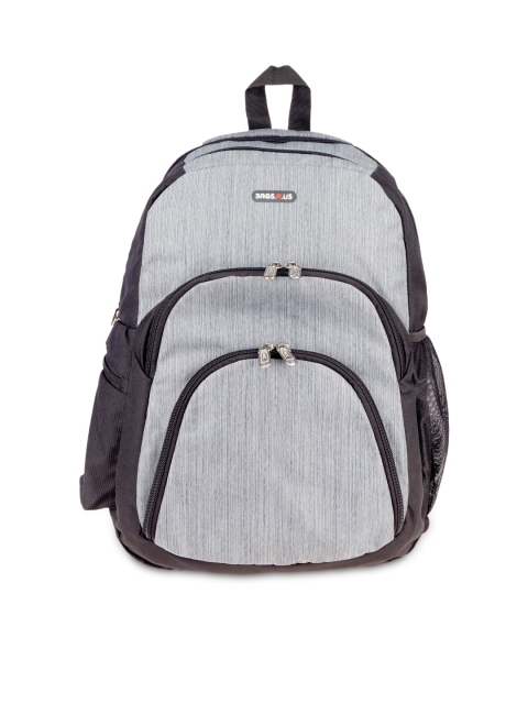 

Bags.R.us Unisex Black & Grey Laptop Backpack