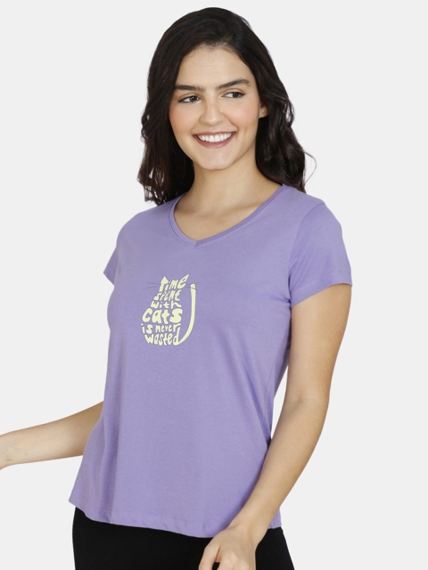 

Zivame Purple Regular Top