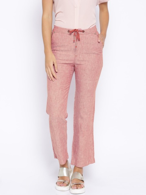 

ONLY Women Rust Orange Trousers