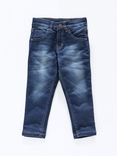 

Ed-a-Mamma Boys Blue Heavy Fade Sustainable Jeans