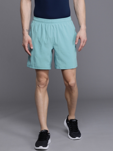 

UNDER ARMOUR Men Blue Solid Speed Stride 7" Mid-Rise Running Sports Shorts
