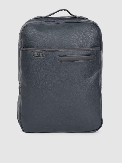 

Baggit Men Navy Blue Textured Backpack