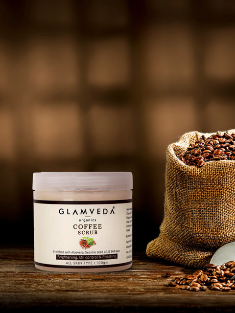 

Glamveda Coffee Polishing & Energizing Scrub 100g, Brown