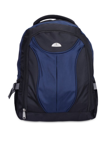 

Kara Unisex Black and Blue Laptop Backpack