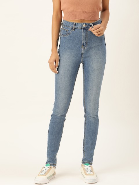 

Malachi Women Blue Skinny Fit High-Rise Light Fade Stretchable Jeans