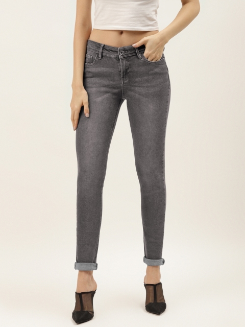 

Malachi Women Grey Skinny Fit Light Fade Stretchable Jeans