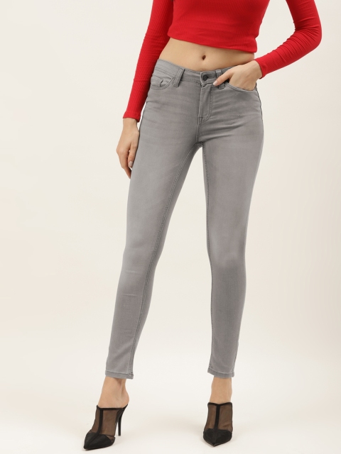 

Malachi Women Grey Skinny Fit Light Fade Stretchable Jeans
