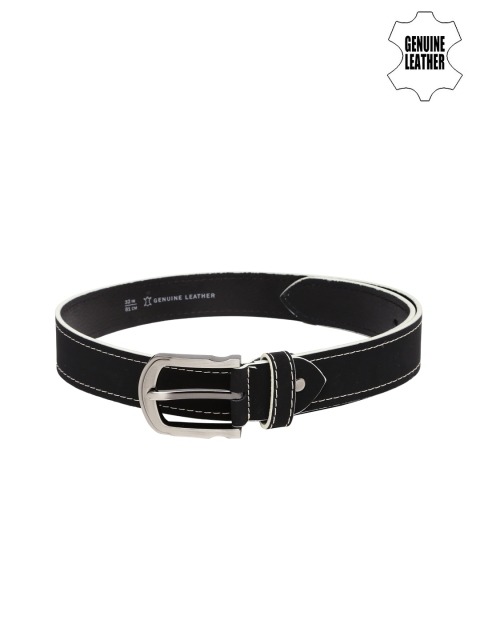 

Roadster Men Black Genuine Leather Belt