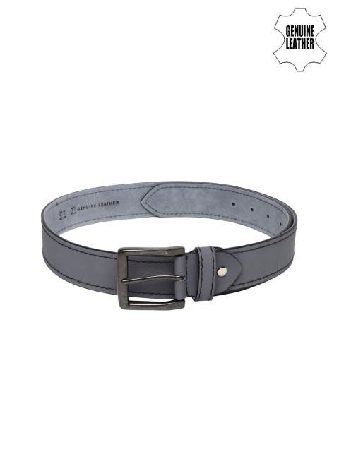 

Roadster Men Grey Genuine Leather Belt