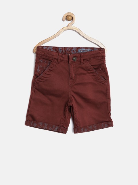 

Gini and Jony Boys Rust Brown Shorts