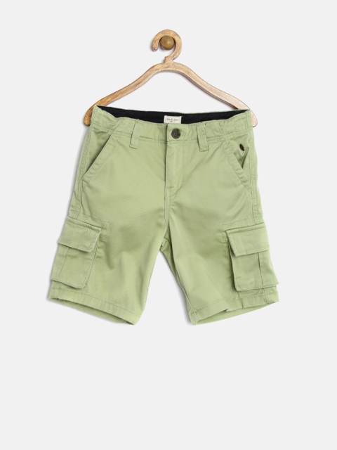 

Gini and Jony Boys Olive Green Cargo Shorts