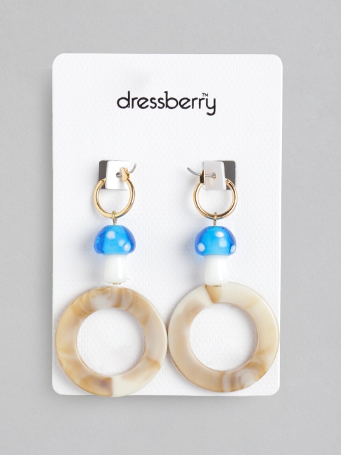 

DressBerry Set of 2 Drop Earrings, Beige