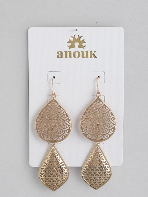 

Anouk Set of 2 Gold-Plated Filigree Drop Earrings