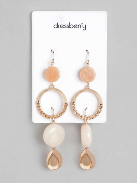 

DressBerry Set of 2 Gold-Plated Drop Earrings