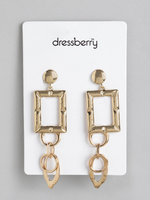 

DressBerry Set of 2 Gold-Plated Drop Earrings