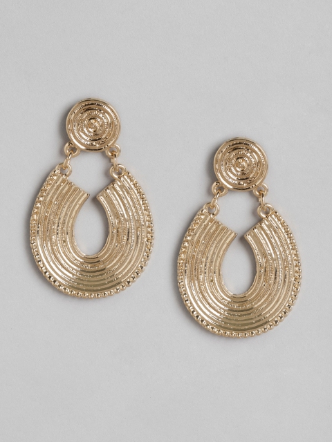 

Anouk Gold-Plated Teardrop Shaped Drop Earrings