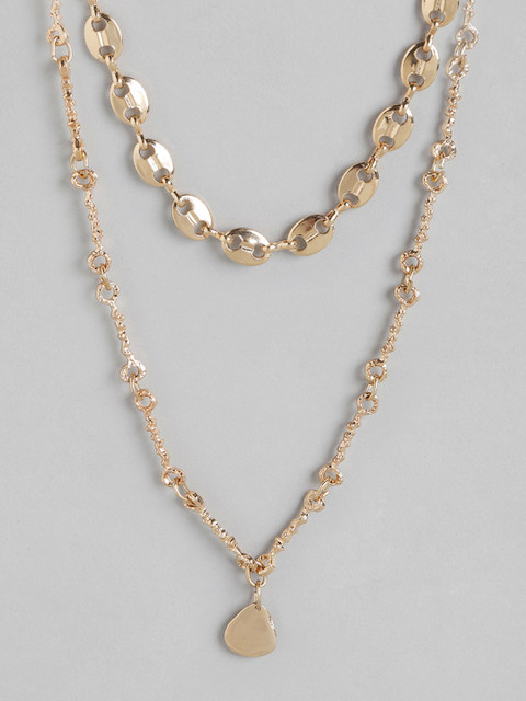 

DressBerry Set of 2 Gold-Toned Necklace