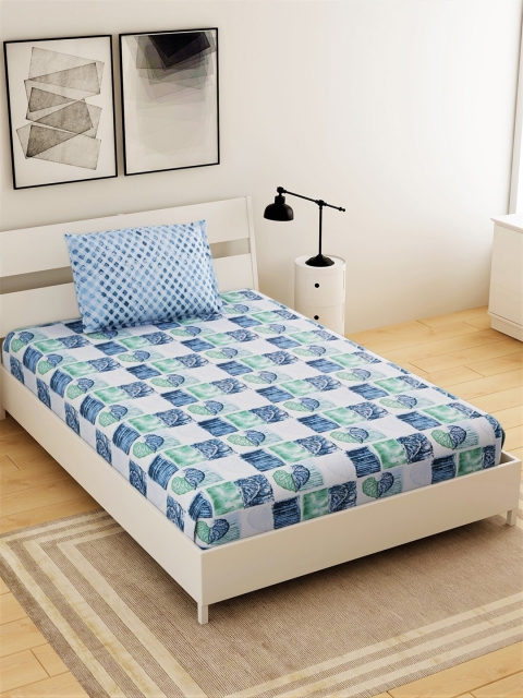 

Salona Bichona Unisex Teal Abstract