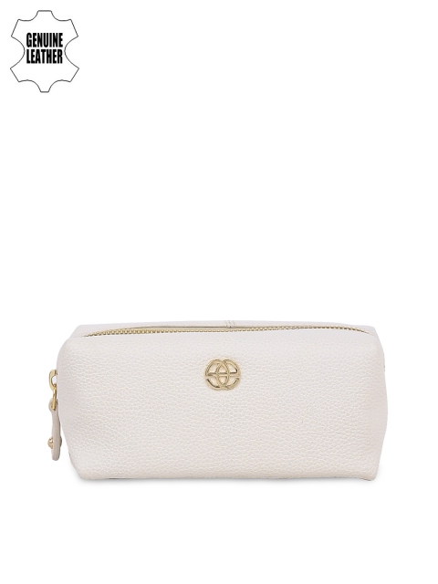 

Eske Women White Leather Pouch