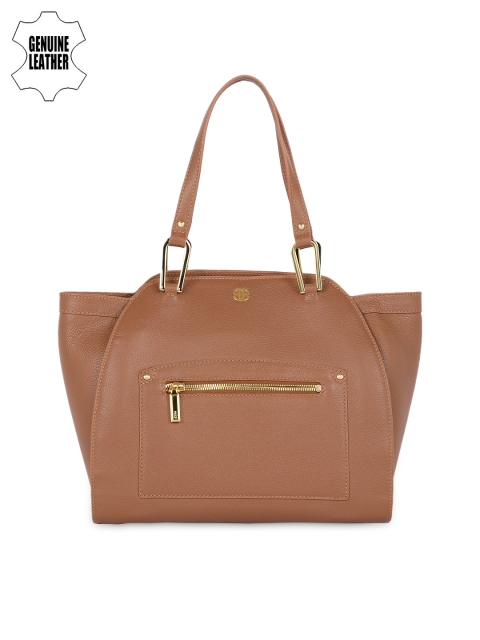 

Eske Tan Brown Leather Shoulder Bag